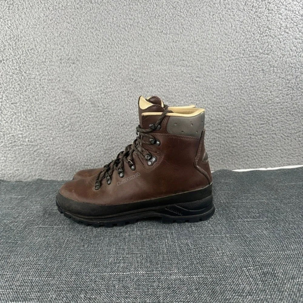 LOWA Boots Mens US 8.5 EU 41.5‎ Brown Baffin Pro Leather Hiking Trekking Germany